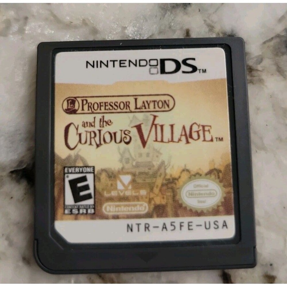 Professor Layton and the Curious Village Nintendo DS CARTRIDGE ONLY & TESTED!